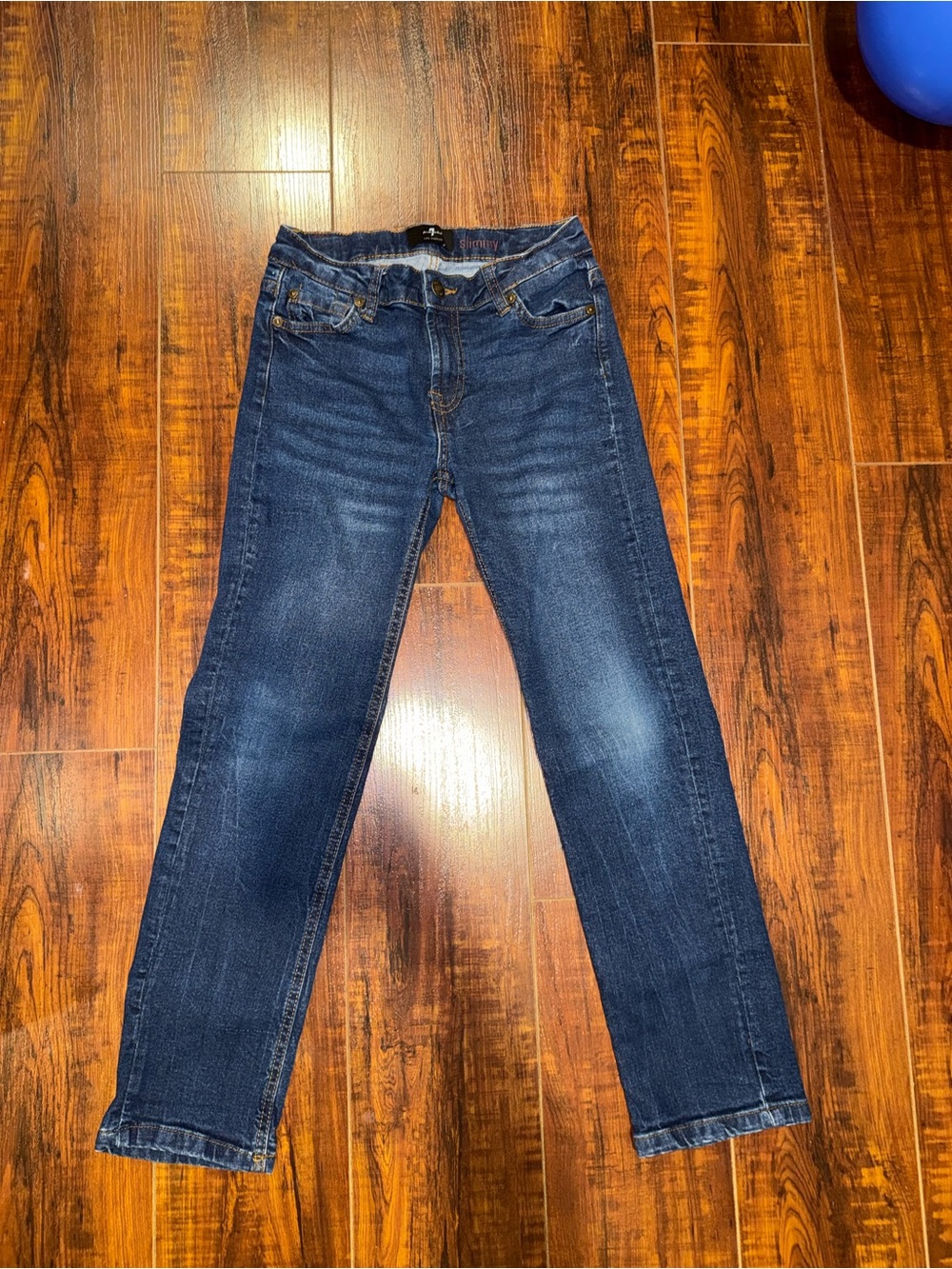 7 For All Mankind Kids Dark Blue Stretch Jeans